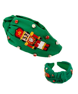 Nutcracker + Jewels Headband/ Green