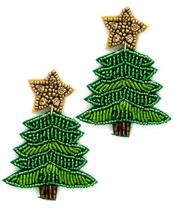Classic Christmas Tree Earrings