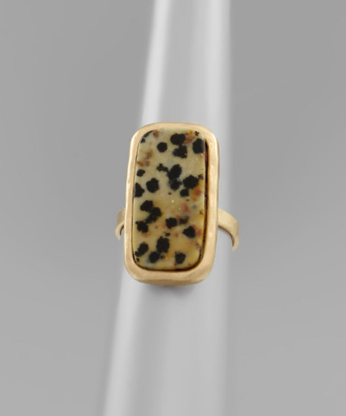 Brown Spotted Ring
