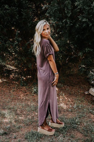 A Typical Day Maxi Dress/ Burgundy